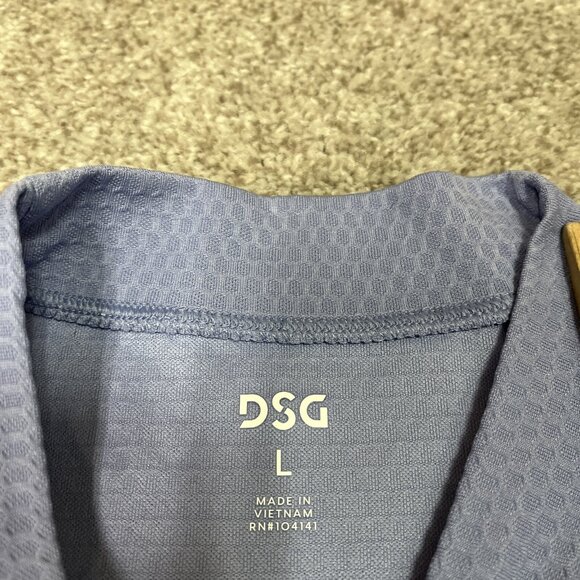 DSG Performance Activewear Mock Neck Tank Periwinkle Pearl Size Large NWT - Picture 6 of 11